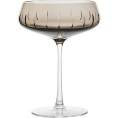 Louise roe coupe Louise Roe Single Cut Røg Mundblæst Champagneglas