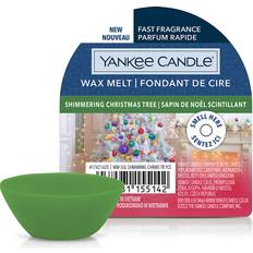 Green Candlesticks, Candles & Home Fragrances Yankee Candle Shimmering Christmas Tree Wax Melt Scented Candle