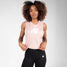 Gorilla Wear Linnen Gorilla Wear Addison Drop Armhole Tank Top, Pink