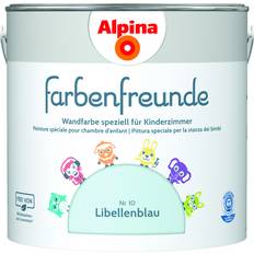 Malerfarbe Alpina Wandfarbe Libellenblau 2,5L Farbenfreunde