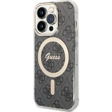Guess iPhone 15 Pro Skal 4G Pattern MagSafe Svart