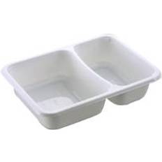 plastbakke 530ml CPET 2-rums Serveringsbakke