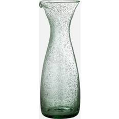 Bloomingville Jarras y Botellas Bloomingville Manela Glass Decanter Green Jarra de Agua