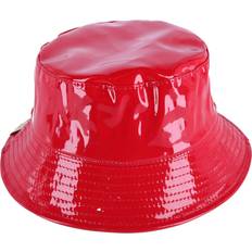 Red Bucket Hats Children's Clothing C.c kids' shiny rain bucket hat