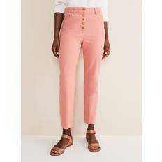 Phase Eight Karlie Button Through Leg Jeans, Apricot