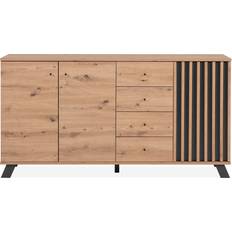 Grau Sideboards Finori Medan Artisan Oak/Anthracite Sideboard 160x85cm