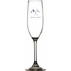 Marine Business MB Welcome on board H25cm 236ml Champagneglas 6stk