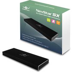 External Enclosures Vantec NSTM2STS3BK M.2 NGFF B-Key B Key USB 3.0 Enclosure