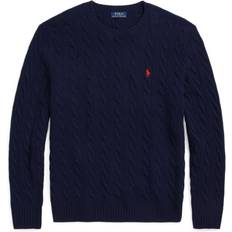 Clothing Polo Ralph Lauren Cable-Knit Wool-Cashmere Sweater Hunter Navy