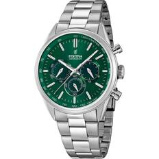 Festina herrklocka Festina F16820/R Green Chronograph Wristwatch