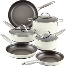 Anolon Cookware Anolon Achieve Hard Anodized Cookware Set with lid