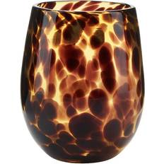 Vandglas Dots Amber