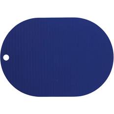 Bleu Sous-plats OYOY Ribbo Set de table Ovale, Optique Bleu (Set de 2) Sous-plat