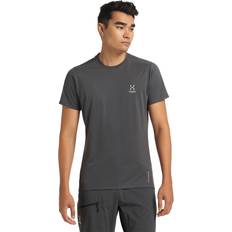 Herre - Polyester T-skjorter Haglöfs L.I.M Tech Tee Men - Magnetite