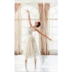 Letistitch Garn & Håndarbejdsudstyr Letistitch Letistitch cross stitch kit ballerina leti 906