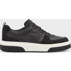 Ferragamo Black Paneled Sneakers