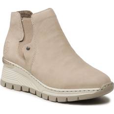 Weit Chelsea Boots Rieker N8361-62 - Beige