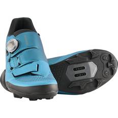 Blue - Women Cycling Shoes Shimano XC5 Mountain Shoes Women's Blue Blue