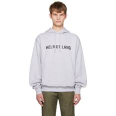 Helmut Lang Gray Printed Sweatshirt Vapor Heather Ueh