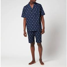 Polo Ralph Lauren Hombre Pijamas Polo Ralph Lauren Men's All Over Print Pajama Set Navy/Nevis Blue