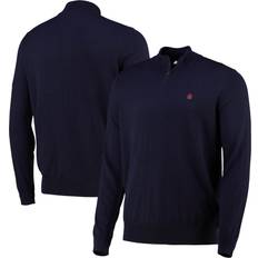 Merino sweater Charles Tyrwhitt England Rugby Pure Merino Zip Neck Jumper Navy