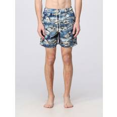 XXS Trajes de Baño Palm Angels Sharks Swim Shorts Men - Gnawed Blue