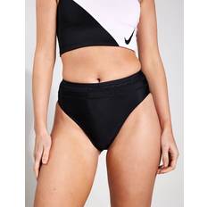 Träningsplagg Bikinis Nike Swimming – Fusion – Svart bikiniunderdel med hög midja-Svart/a