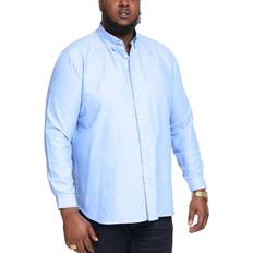 D555 Mens plus d555 richard basic oxford l/s shirt sky blue