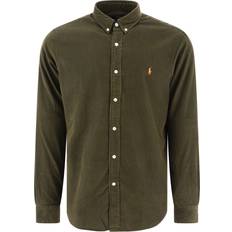 Velvet Shirts Polo Ralph Lauren Slim Fit Corduroy Shirt - Dark Green