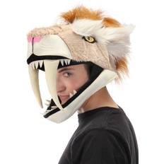 Beige Hats Fancy Dress Elope Sabertooth Jawesome Hat Costume Accessory Black/Brown/Beige