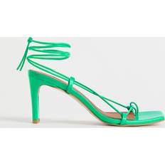 Verde Sandalias de tacón ALOHAS Women's Bellini Leather Heeled Sandals Green