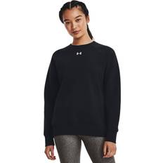 Under Armour Women Jumpers Under Armour Rival Fleece Crew Sweatshirt Black Woman