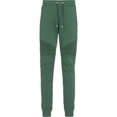 Balmain Herr Byxor Balmain Ribbad Sweatpants - Grön