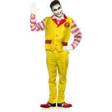 Clown Tenues de soirée Seeing Red Evil Fast Food Clown Adult Costume