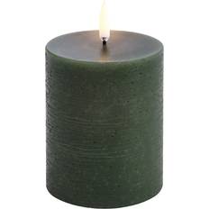 Uyuni Candles & Accessories Uyuni Pillar 7.8 x 10.1 cm Pine Green LED Candle