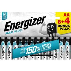 Energizer AAA (LR03) Batterier & Laddbart Energizer Batteri Max Plus Alk AA 12p