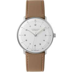 Junghans Armbandsur Junghans Max Bill Leather Automatic 27/3502.02, Size 38mm