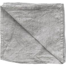 Tell Me More Washed linen Stofserviet Sort, Grå (45x45cm)