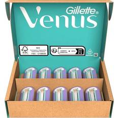 Venus Barberskrabere & Barberblade Venus Gillette Deluxe Smooth Swirl Rasierklingen Damen, 10 Ersatzklingen für Damenrasierer mit 5-fach Klinge, für eine länger anhaltende, glatte Rasur