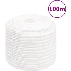 Náutica vidaXL Cuerda De Barco Polipropileno Blanco Intenso 16 Mm 100 M