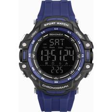 Sekonda Crossfell Men’s Blue Plastic Digital