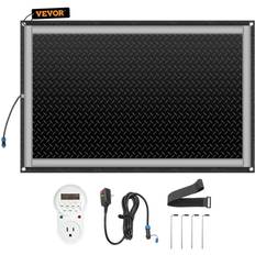 VEVOR Camping & Outdoor VEVOR snow melting mat 30x48" heated entrance mat no-slip rubber w/outlet timer