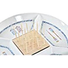 Blue Serving Trays Dkd Home Decor Natürlich 23,5 X 23,5 X Serviertablett