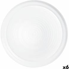 Arcoroc Bandejas de Servir Arcoroc Plato Para Pizza Evolutions Blanco Vidrio Ø 32 cm (6 Unidades) Fuente de servicio