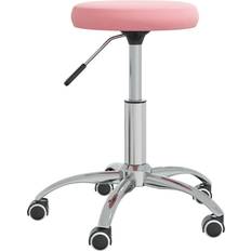 Grijs Fauteuils vidaXL Massagekruk Fluweel Roze