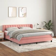 180 cm - Pink Kontinentalsenge vidaXL madras lyserød Kontinentalseng