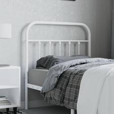 vidaXL white, 80 Metal Bed Bed Headboard