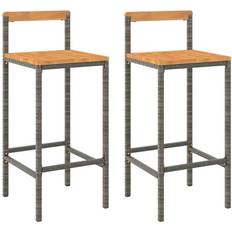 VidaXL Barhocker vidaXL grey, Pub Bar Stool