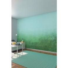 Origin Murals Ombre Gradient Green Matt Smooth Paste The Wall Mural 300Cm Wide X 240Cm High