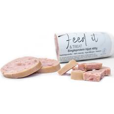 Feed'it & treat singleprotein and & Treat Singleprotein Hjort 400g Pølse